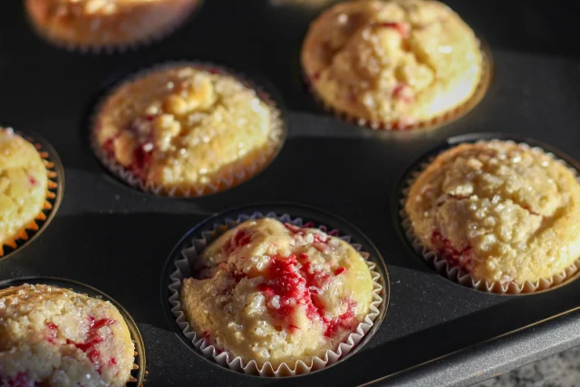 Attempting to beat the winter blues with fruit filled muffin baking🙃❄️